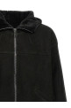 Cotton hooded jacket Black Cotton hooded jacket Black