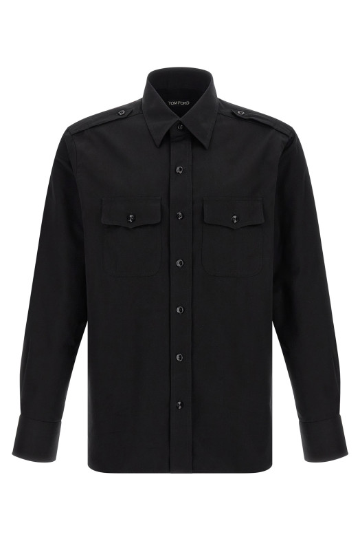 'Military' shirt Black 'Military' shirt Black
