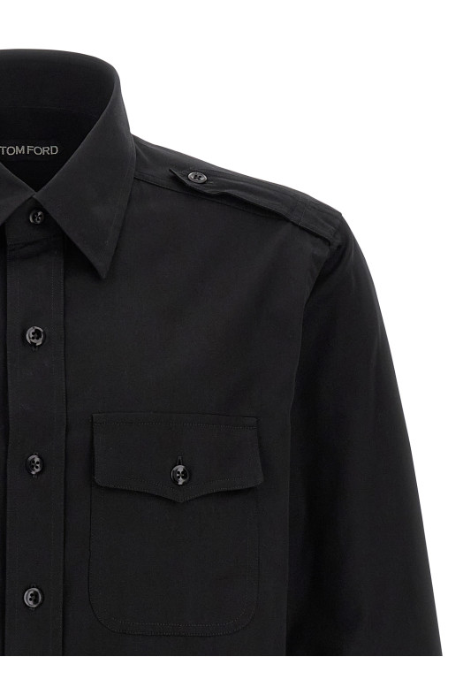 'Military' shirt Black 'Military' shirt Black