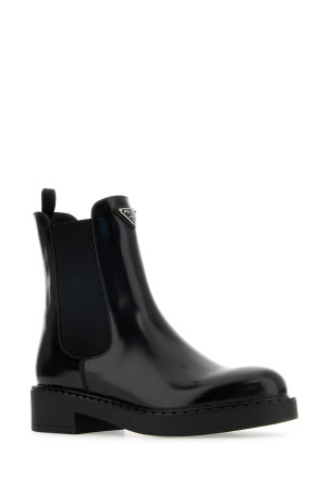 Черные кожаные ботильоны Black PRADA (1T703NFG050055) Черные кожаные ботильоны Black PRADA (1T703NFG050055)