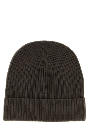 Ribbed wool beanie Brown Ribbed wool beanie Brown