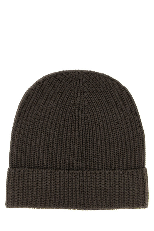 Ribbed wool beanie Brown Ribbed wool beanie Brown