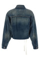 Tape denim jacket Blue