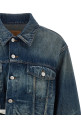 Tape denim jacket Blue
