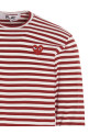 Logo patch stripes t-shirt Red Logo patch stripes t-shirt Red