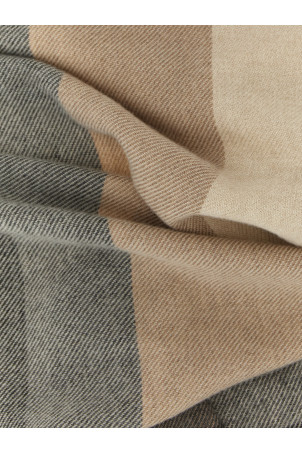 Шарф Check Сірий BRUNELLO CUCINELLI MSC666AGCM872 Шарф Check Сірий BRUNELLO CUCINELLI MSC666AGCM872