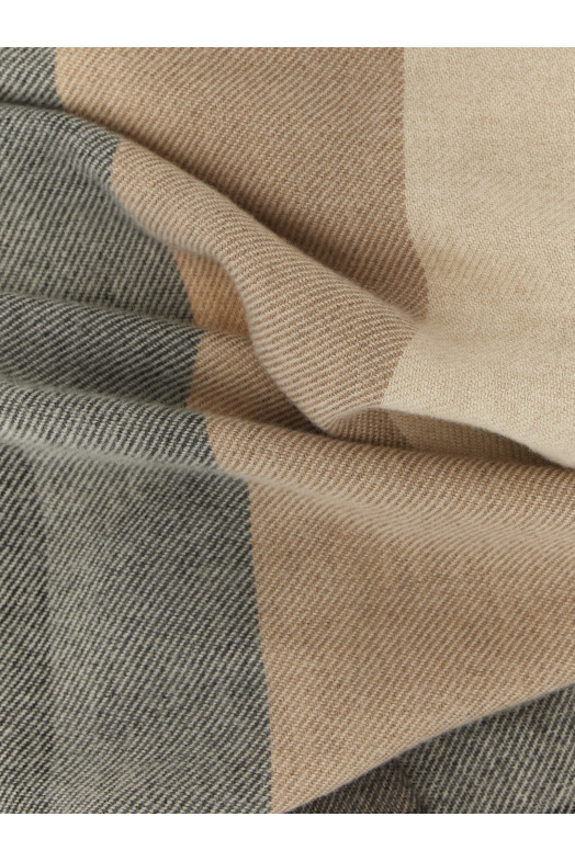 Шарф Check Сірий BRUNELLO CUCINELLI MSC666AGCM872 Шарф Check Сірий BRUNELLO CUCINELLI MSC666AGCM872