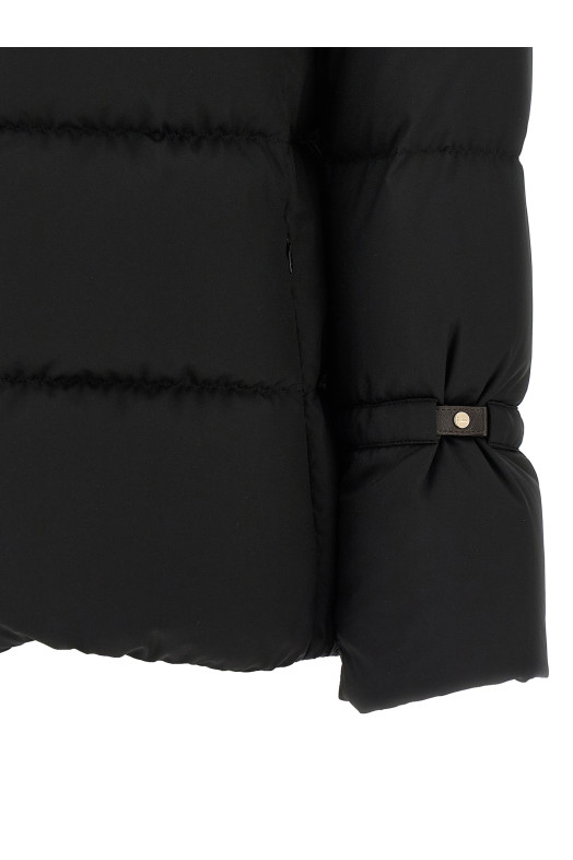 Коротка пухова куртка Чорна HERNO PI002141D12414Z9300 Коротка пухова куртка Чорна HERNO PI002141D12414Z9300