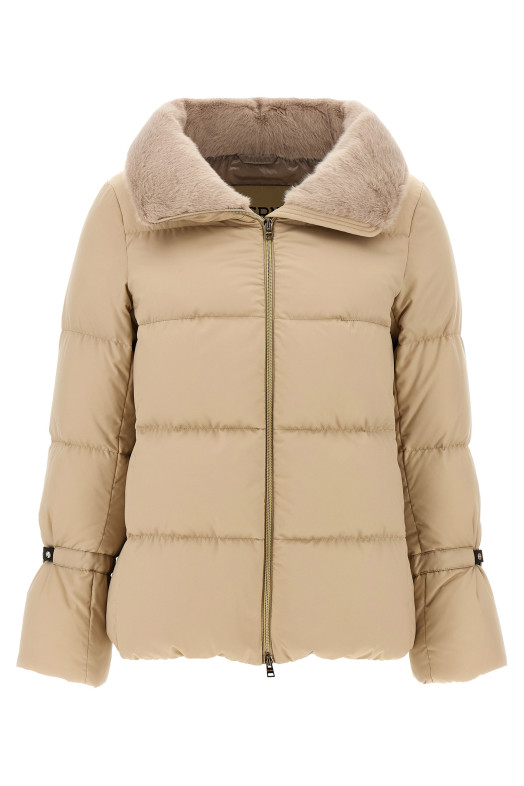 Short down jacket Beige Short down jacket Beige