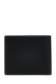 Logo leather wallet Black Logo leather wallet Black