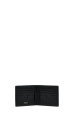 Logo leather wallet Black Logo leather wallet Black