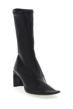 Ботильоны из кожи наппа Черные JIL SANDER J15WU0108P1758001 Ботильоны из кожи наппа Черные JIL SANDER J15WU0108P1758001