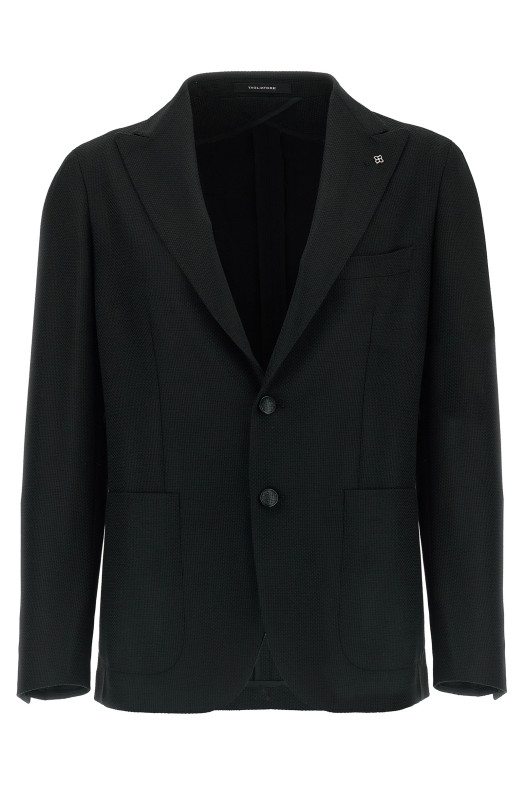 Micro squares blazer Black