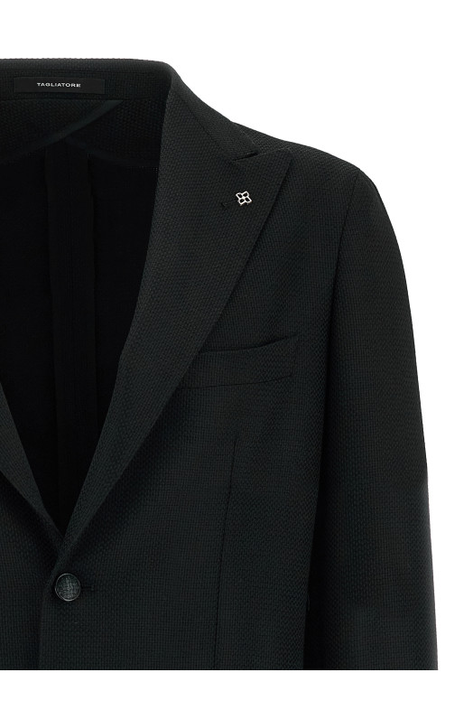Micro squares blazer Black