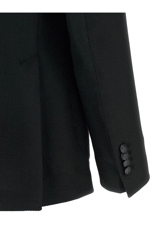 Micro squares blazer Black