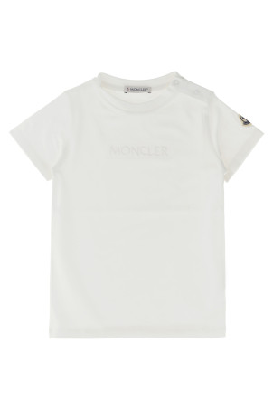 Logo embroidery t-shirt White Logo embroidery t-shirt White