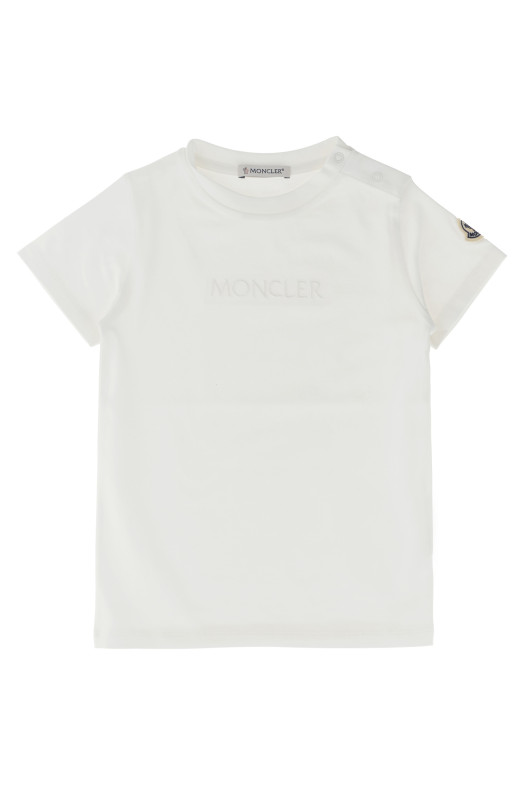 Logo embroidery t-shirt White Logo embroidery t-shirt White
