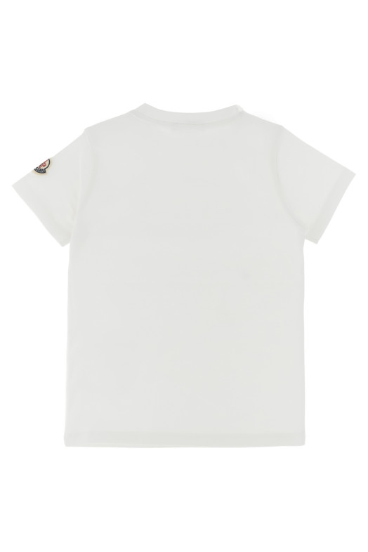 Logo embroidery t-shirt White Logo embroidery t-shirt White
