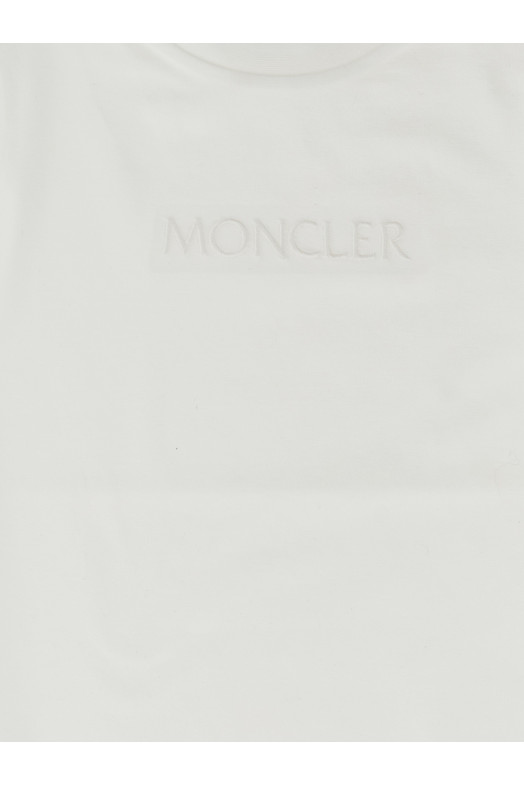 Logo embroidery t-shirt White Logo embroidery t-shirt White