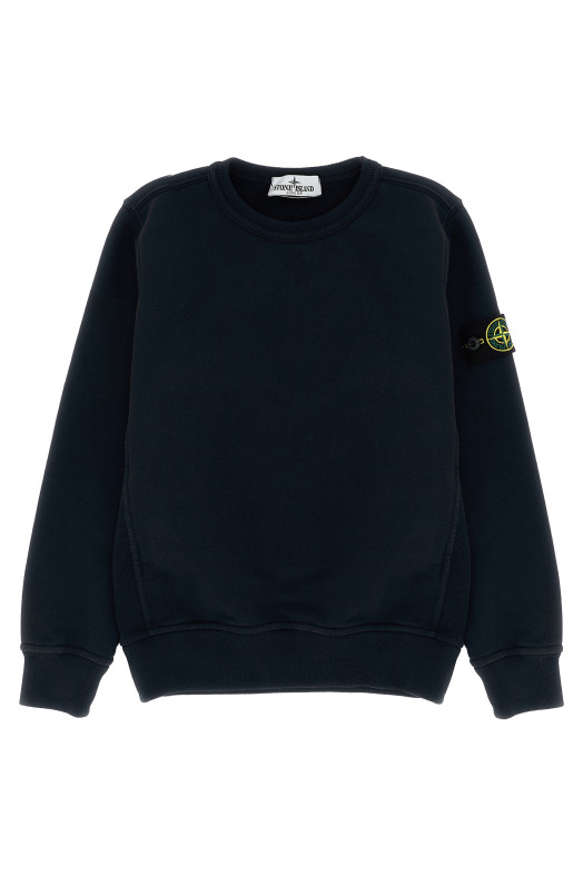 Світшот з логотипом Чорний STONE ISLAND JUNIOR K2S166100001S0A20V0029 Світшот з логотипом Чорний STONE ISLAND JUNIOR K2S166100001S0A20V0029