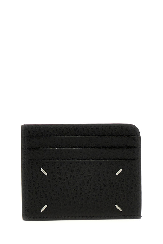 'Four Stitches' card holder Black 'Four Stitches' card holder Black