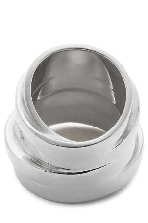 Логотип кольцо Silver MM6 MAISON MARGIELA SM6UQ0102P6627956 Логотип кольцо Silver MM6 MAISON MARGIELA SM6UQ0102P6627956