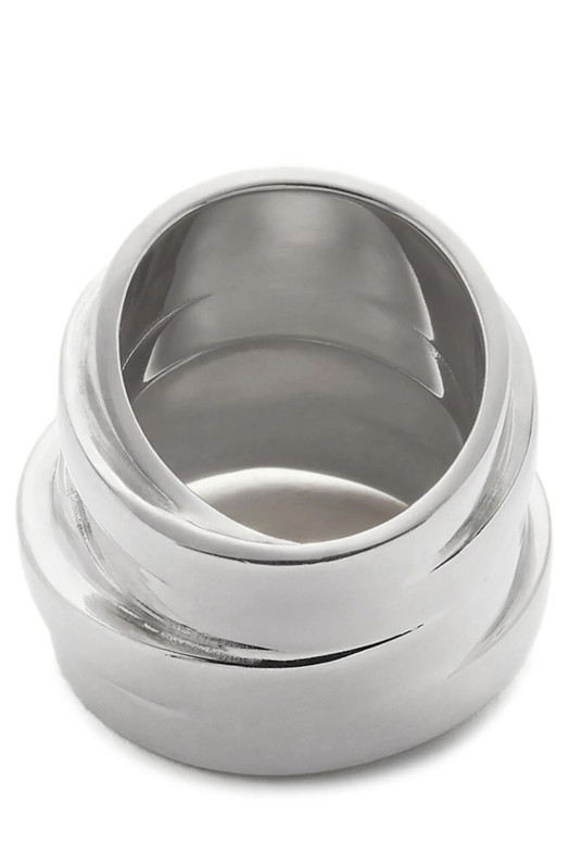 Логотип кольцо Silver MM6 MAISON MARGIELA SM6UQ0102P6627956 Логотип кольцо Silver MM6 MAISON MARGIELA SM6UQ0102P6627956