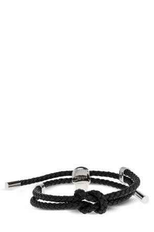 Braided bracelet Black Braided bracelet Black