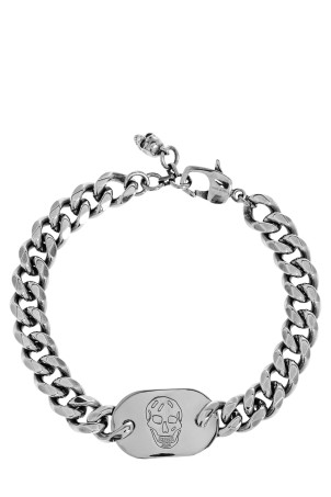 'Skull plate' bracelet Silver 'Skull plate' bracelet Silver