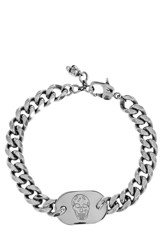 'Skull plate' bracelet Silver 'Skull plate' bracelet Silver