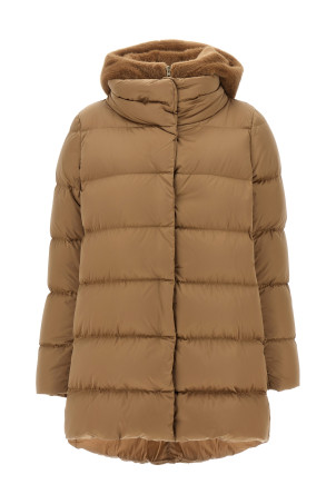'A-Shape Resort' down jacket Brown