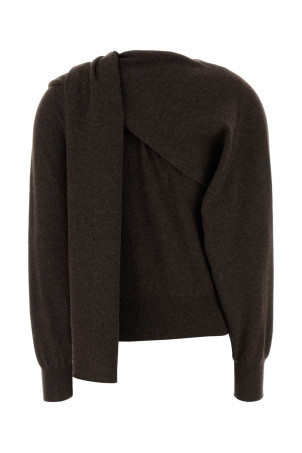 Коричневий кашеміровий кардиган SALVATORE FERRAGAMO (13H149785853)