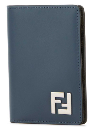 Шкіряний футляр для карток синього кольору Air Force FENDI (7M0349AFF2) Шкіряний футляр для карток синього кольору Air Force FENDI (7M0349AFF2)