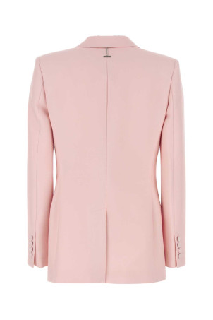 Розовый блейзер из шерстяной смеси ALEXANDER MCQUEEN (842478QJAEK) Розовый блейзер из шерстяной смеси ALEXANDER MCQUEEN (842478QJAEK)