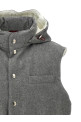 Ваточный шерстяной жилет Серый BRUNELLO CUCINELLI MM4701775CDH81 Ваточный шерстяной жилет Серый BRUNELLO CUCINELLI MM4701775CDH81