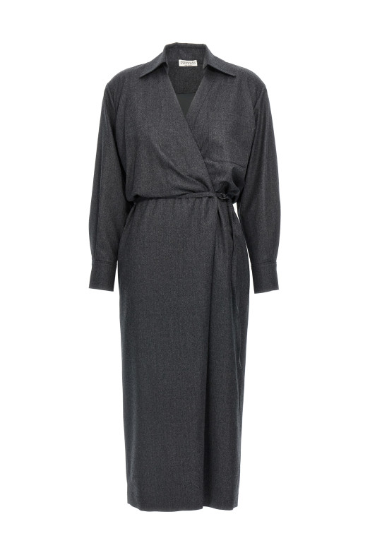 Кошелек chemisier dress Серый BRUNELLO CUCINELLI ME226A5395C004