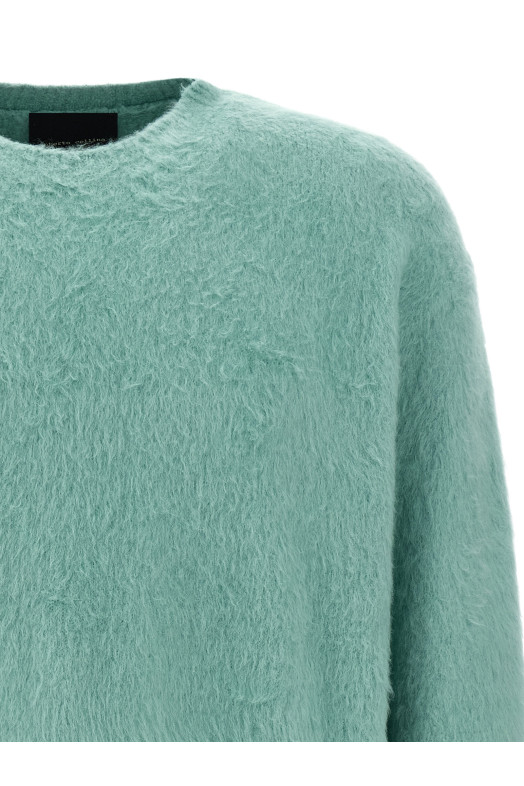 Shearling cotton sweater BLUE Shearling cotton sweater BLUE