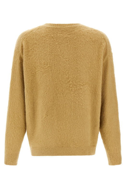 Shearling cotton sweater Beige Shearling cotton sweater Beige
