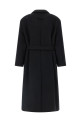 'Relaxed' coat Black