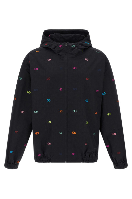 Multicolor fil coupé jacket Black Multicolor fil coupé jacket Black