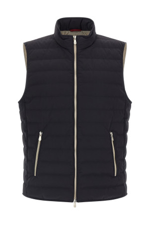 Стьобаний жилет Синій BRUNELLO CUCINELLI MM4911797CVL16 Стьобаний жилет Синій BRUNELLO CUCINELLI MM4911797CVL16