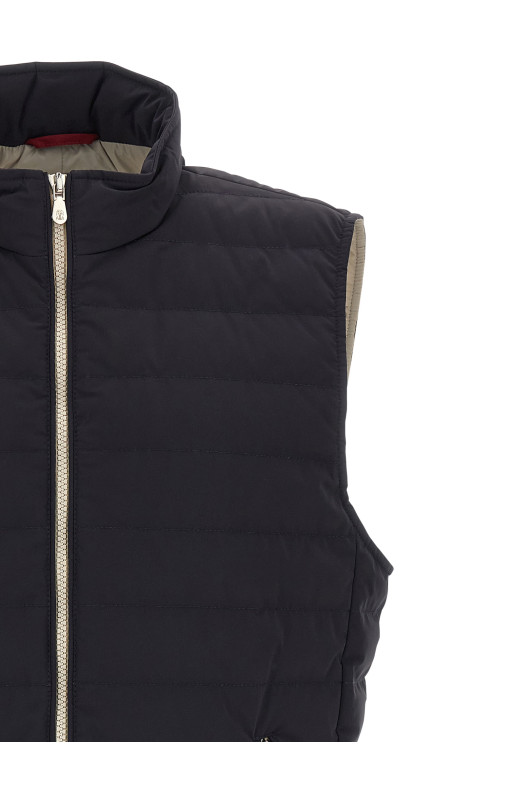 Quilted vest Blue Quilted vest Blue