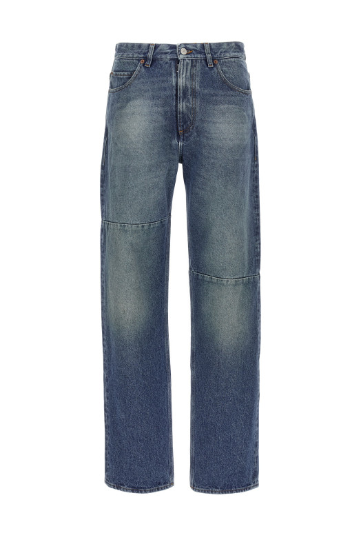 Джинси з асиметричним швом Синій MM6 MAISON MARGIELA SH0LA0009M30018965 Джинси з асиметричним швом Синій MM6 MAISON MARGIELA SH0LA0009M30018965