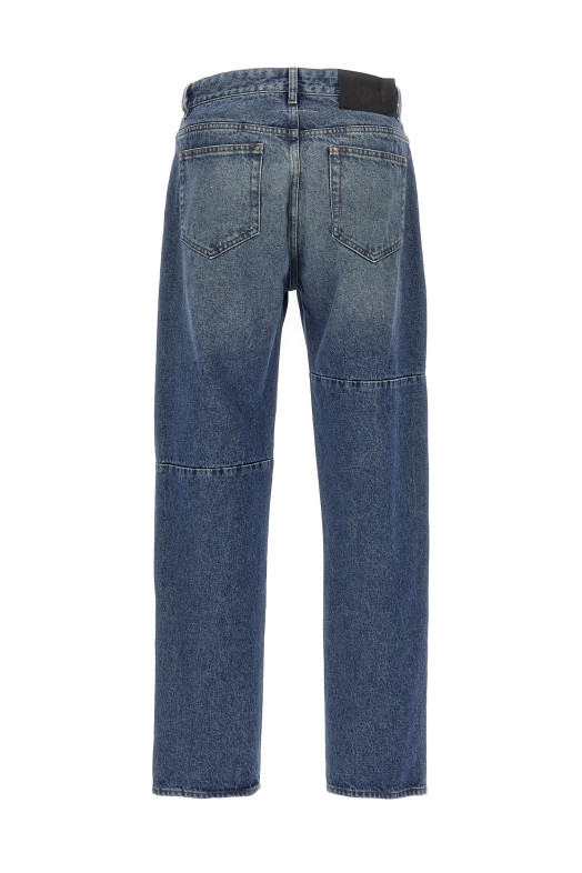 Джинси з асиметричним швом Синій MM6 MAISON MARGIELA SH0LA0009M30018965 Джинси з асиметричним швом Синій MM6 MAISON MARGIELA SH0LA0009M30018965