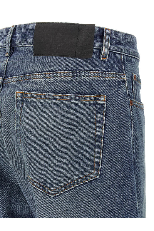 Джинси з асиметричним швом Синій MM6 MAISON MARGIELA SH0LA0009M30018965 Джинси з асиметричним швом Синій MM6 MAISON MARGIELA SH0LA0009M30018965