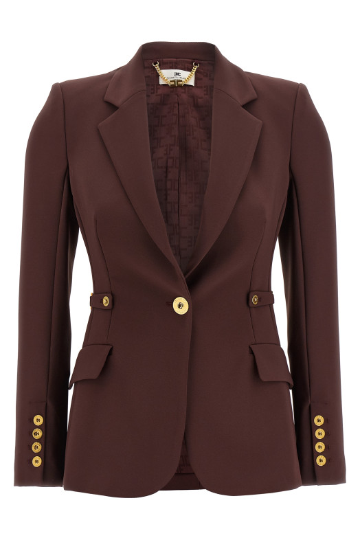 Jewel strap blazer Purple Jewel strap blazer Purple