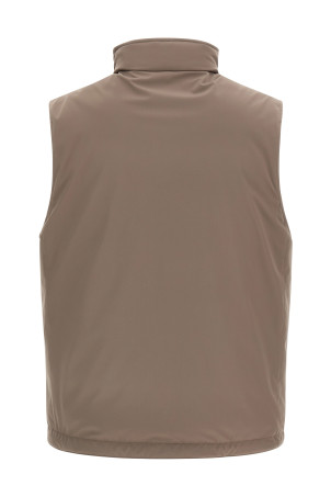 Padded vest Beige