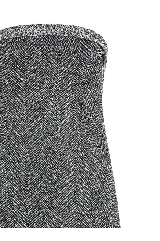 Сукня зі стразами Сіра ERMANNO SCERVINO D472Q342CTZBWS4706