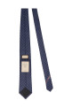 'Double G' tie Blue