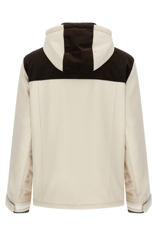 Corduroy insert ski jacket Multicolor Corduroy insert ski jacket Multicolor